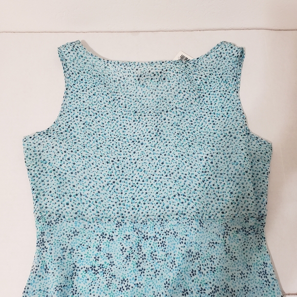 Petite Sophisticate dress Women's size 4 blue floral nwt - Picture 8 of 8